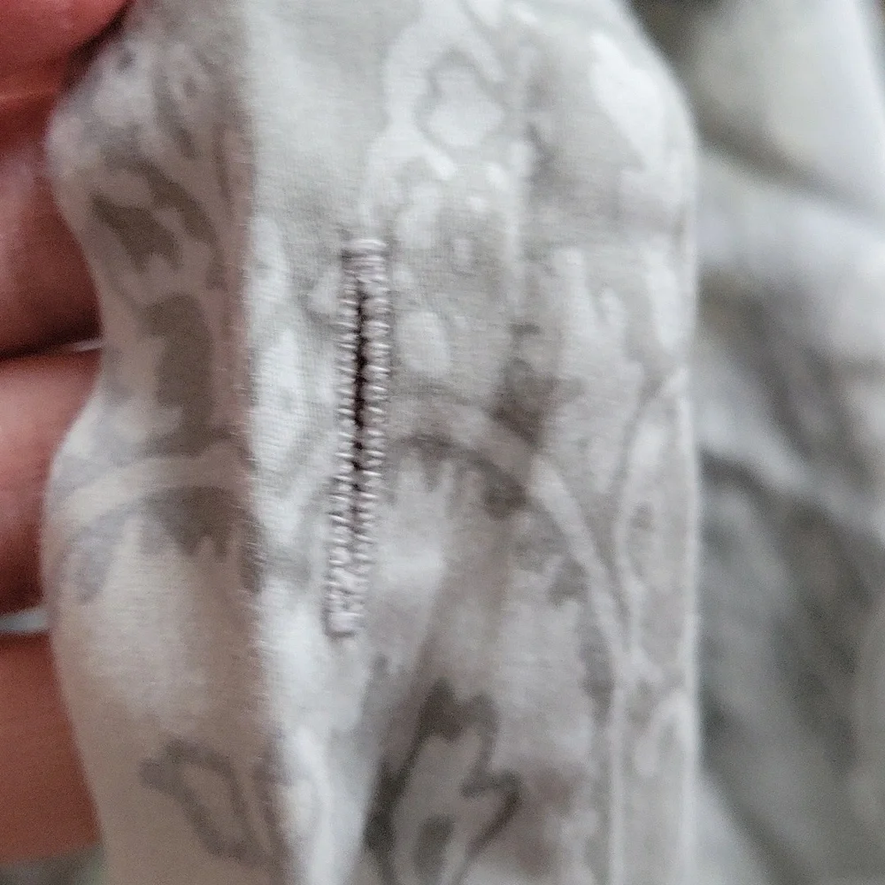 POTTERY BARN Egyptian Cotton Paisley Print Duvet Cover Full/Queen